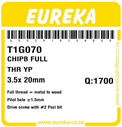 T1G070 - Chipboard Screw -T1G070_Label_T